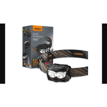 Videx LED Fejlámpa  újratölthető akkumulátorral H055D