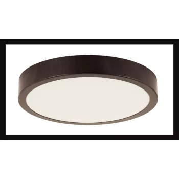   Strühm ATUT kör alakú 18W-os LED lámpa  wenge  280x280 mm  IP44-es védettségű