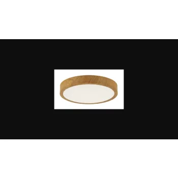   Strühm ATUT kör alakú 36W-os LED lámpa  tölgy  480x480 mm  IP44-es védettségű