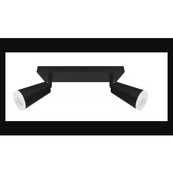   Strühm Sana GU10-es foglalatú  2-es fekete mennyezeti lámpa