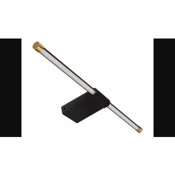   Strühm Paso 12W  natúr fehér  fekete/arany tükör feletti lámpa IP44-es védettségű