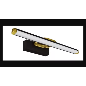   Strühm Prymus 7W  natúr fehér  fekete/arany tükör feletti lámpa IP44-es védettségű