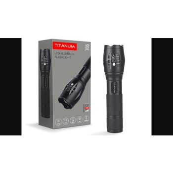   Videx TITANUM hordozható LED zseblámpa  6500K  300lm  TLF-T05