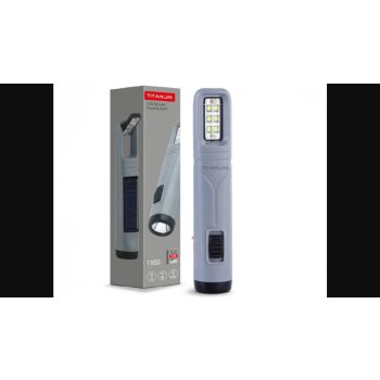   Videx TITANUM napelemes hordozható LED zseblámpa  5500K  50lm  TLF-T10SO