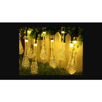 MasterLED Napelemes csepp alakú girland 40 led 7 85 m