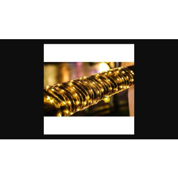   MasterLED napelemes fényfüzér 100 LED-es  11 9 m hosszúságú  beépített alkonykapcsolóval