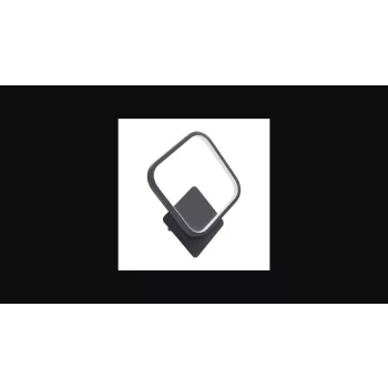 Strühm Emma D 12 W-os natúr fehér  fekete fali lámpa