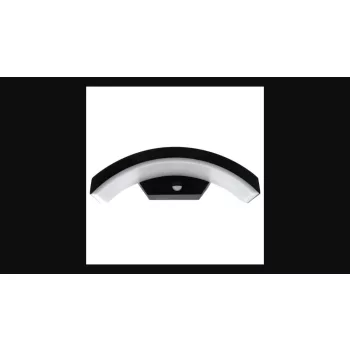   MasterLED Bella 9 W-os  mozgásérzékelős fekete oldalfali lámpa