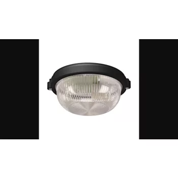   Strühm Salto E27-es foglalatú  fekete mennyezeti lámpa IP65-ös védettségű