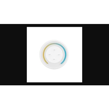   Mi Light falra szerelhető érintős fényerő szabályozó fehér színben S1-W
