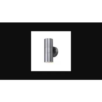   Horoz Manolya 2 matt króm oldalfali lámpa  GU10-es foglalattal