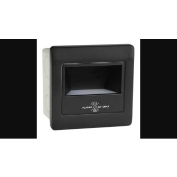   Horoz Diamond 2 W-os  mozgásérzékelős fekete oldalfali lámpa