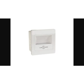   Horoz Diamond 2 W-os  mozgásérzékelős fehér oldalfali lámpa