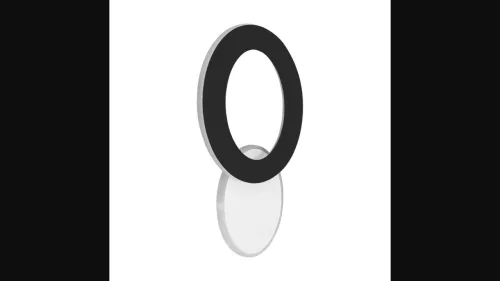 Strühm Hop C 10 W-os natúr fehér  fekete-fehér fali lámpa