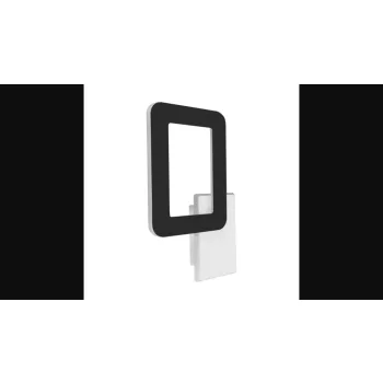   Strühm Hop D 10 W-os natúr fehér  fekete-fehér fali lámpa