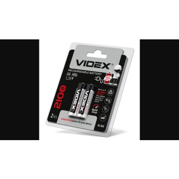   Videx HR6/AA 2100mAh újratölthető akkumlátor (darabár  min. rendelhető mennyiség 2 db)