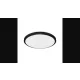 Strühm Planar 18 W-os ø265 mm kerek  fekete mennyezeti lámpa IP54-es védettségű
