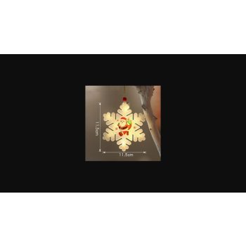   MasterLED karácsonyi hópehely alakú dísz 11 5cm-es  2700K