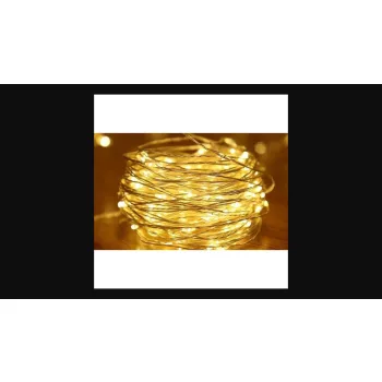 MasterLED 3m-es LED fényfüzér meleg fehér  3xAA