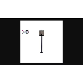   MasterLED Kerti 50 cm-es füstfekete színű E27-es foglalatú állólámpa