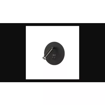   MasterLED Piero G9-es foglalatú + LED-es fekete fali lámpa  USB csatlakozóval