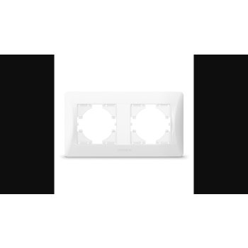 Videx Binera fehér színű dupla vízszintes keret