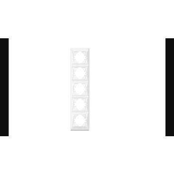 Videx Binera fehér színű ötös függőleges keret