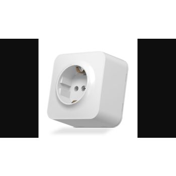   Videx Binera fehér színű falon kívüli földelt csatlakozó aljzat