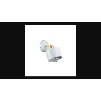   MasterLED Elza 1xE27 foglalatú fehér/arany színű fali lámpa