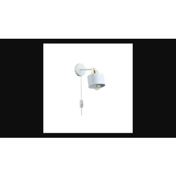   MasterLED Elza 1xE27 foglalatú állítható fehér/arany színű fali lámpa