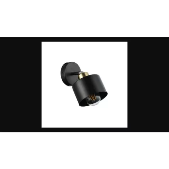   MasterLED Elza 1xE27 foglalatú fekete/réz színű fali lámpa