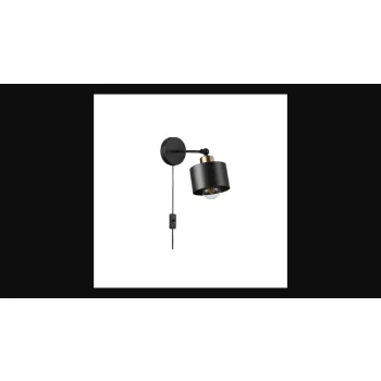   MasterLED Elza 1xE27 foglalatú állítható fekete/réz színű fali lámpa