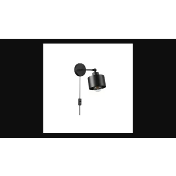   MasterLED Elza 1xE27 foglalatú állítható fekete színű fali lámpa