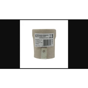 EcoLight E27-es foglalatú kerámia aljzat tartóval