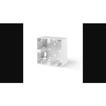   Videx Binera fehér színű süllyesztett aljzatkapcsoló doboz