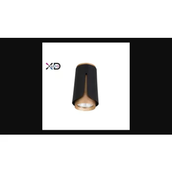   MasterLED Bud fekete/arany mennyezeti lámpa keret  GU10-es foglalattal