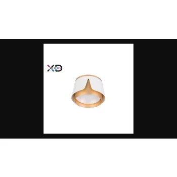   MasterLED Bud fehér/arany mennyezeti lámpa keret  GX53-es foglalattal