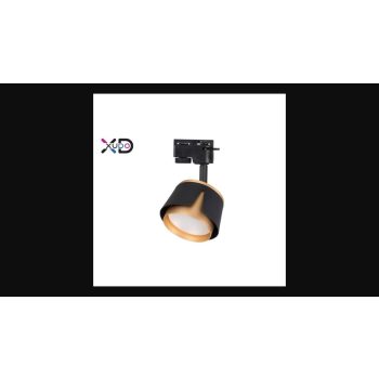   MasterLED Bud fekete/arany 1 fázisú sínre szerehető lámpa keret  GX53-as foglalattal