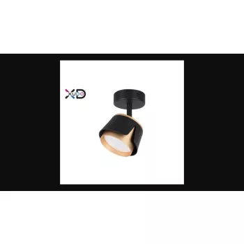   MasterLED Bud fekete/arany kerek mennyezeti lámpa keret  GX53-es foglalattal