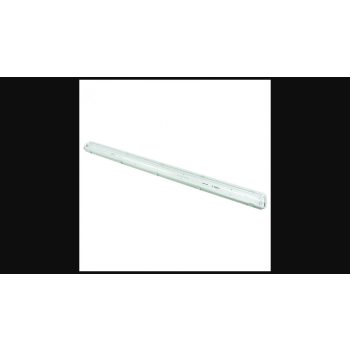 EcoLight 120 cm-es armatúra 2x18 W-os víztiszta fedéllel