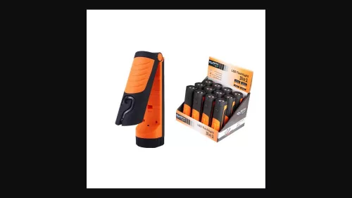 MasterLED 3in1 zseblámpa 1 W + 3 W COB LED zseblámpa 3xAAA 12 db-os csomag