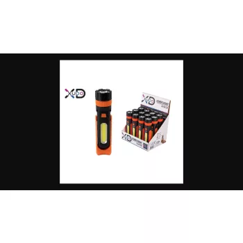   MasterLED Latarka zseblámpa 3 W +3 W COB LED zseblámpa 3xAAA 12 db-os csomag