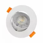 Ecolight LED mélysugárzó 3W/5W/7W CCT fehér kör alakú, billenthető