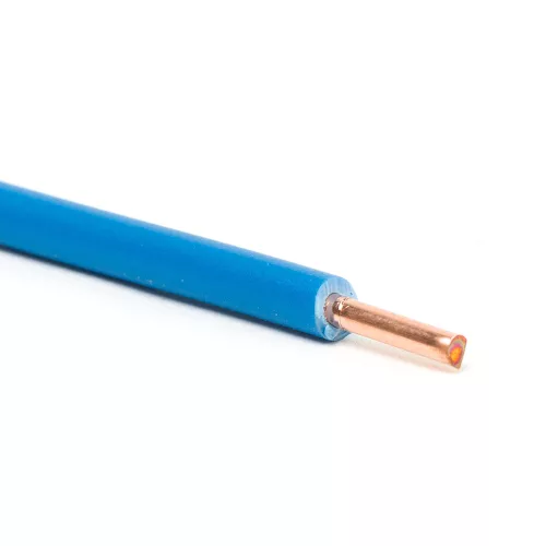 MCU 1x4 mm2 vezeték (H07V-U) 450/750 V tömör réz kék  vágható