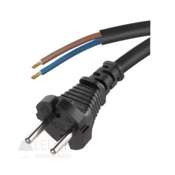   Gumikábel (szerelt) 2x1 mm2 (H05RR-F) 300/500V gumi szigetelésű sodrott réz (3m)