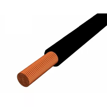   MKH 6 mm2 vezeték (H07V-K) 450/750 V sodrott réz fekete  vágható