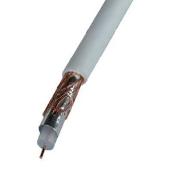   RG 6 (3x) 75 Ohm / 100m - PVC szig., koax kábel, alufólia/3x-os rézsodrat árnyékolt