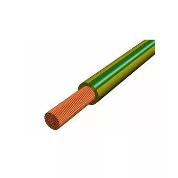   MKH 4 mm2 vezeték (H07V-K) 450/750 V sodrott réz zöld/sárga  vágható