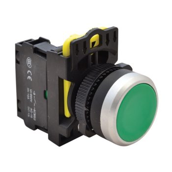 Egyszerű nyomógomb, zöld NYG3-G