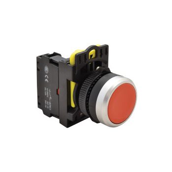 Egyszerű nyomókapcsoló, piros Tracon NYK3-R